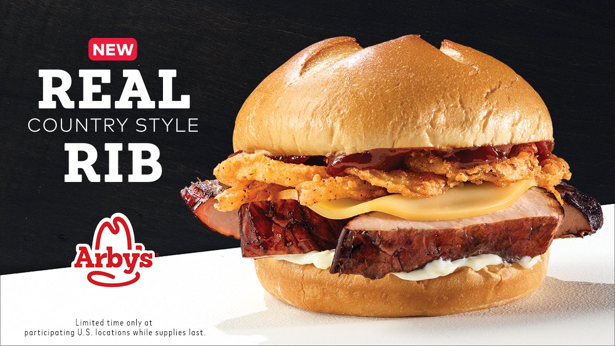 Image for the Real Country Style Rib sandwich for Social Conquesting.