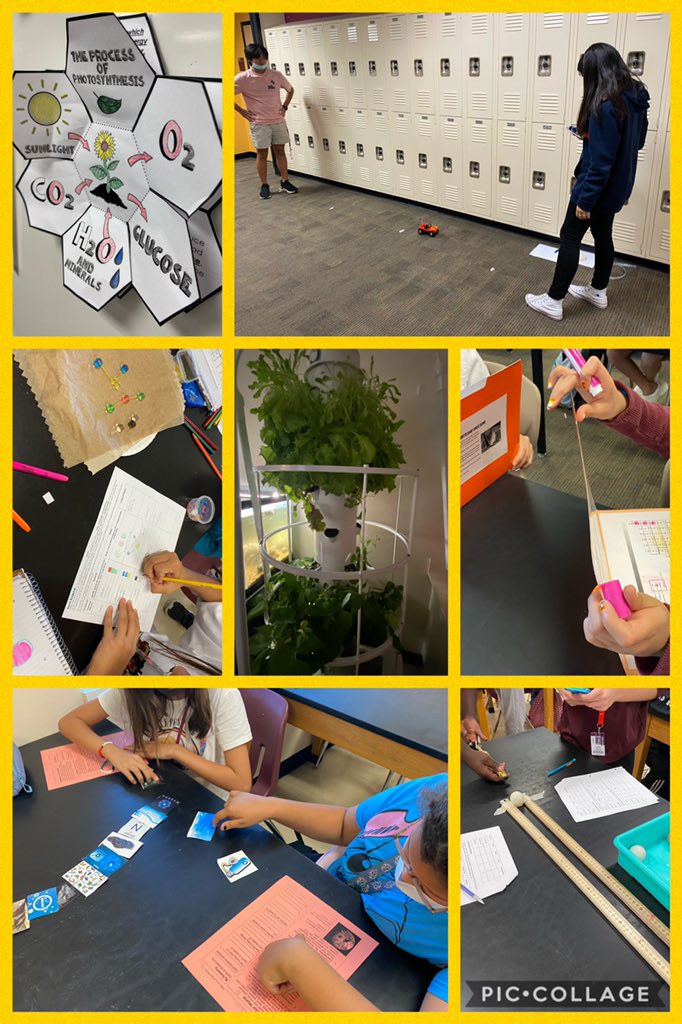 charter2005's tweet photo. #CRJH Students engaged in learning science; investigating motion, using reading strategies, making models, learning about their skin. Thanks Ts for making science come alive in our classrooms @BRobertsScience @SecScienceKISD #KISD @MonaSalinas1202 https://t.co/AIhdyJ6mbt
