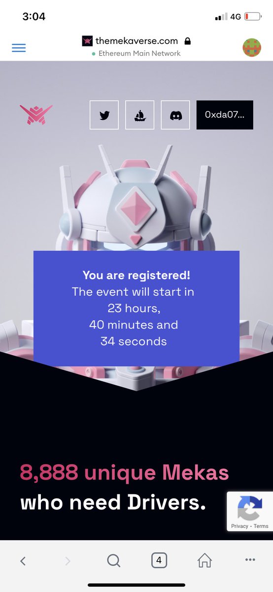 Simon696969696's tweet photo. @MekaVerse Registered 🚀 https://t.co/3i2sxZ7VZC