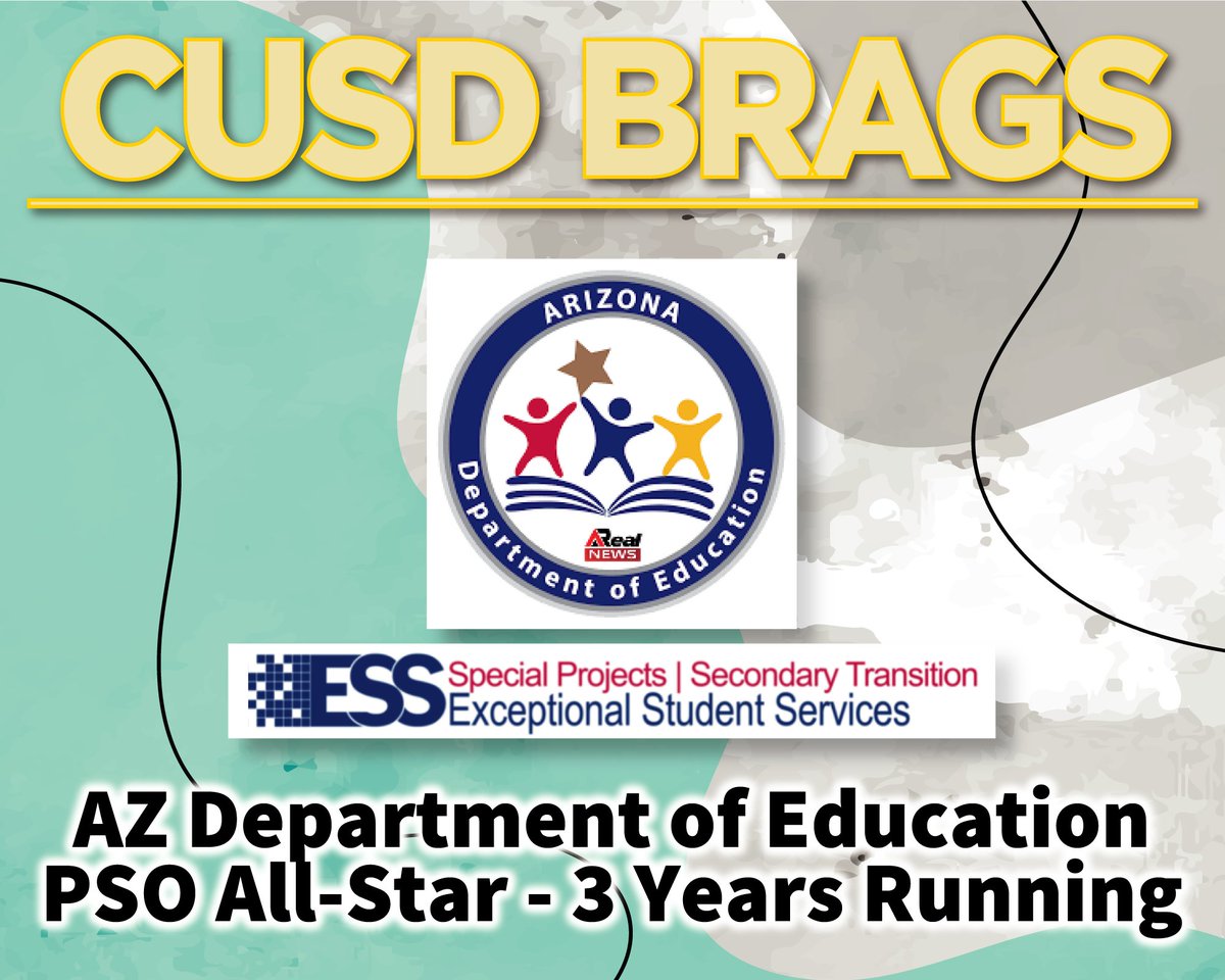 CUSD was named as an All-Star by <a href="/azedschools/">Arizona Department of Education</a>. The All-Star status is given to districts that met or exceeded the statewide participation rate of 80% &amp; engagement rate average of 71.8%. CUSD’s class of 2020 had a 90.7% participation rate with an 82.5% engagement rate!