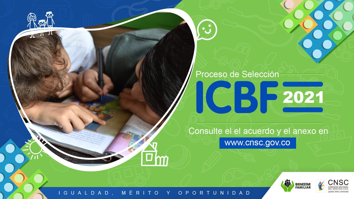 CNSCColombia's tweet photo. 📰 #CNSCaldía Se abre proceso de selección para más de 3.500 vacantes en el Instituto Colombiano de Bienestar Familiar (ICBF) ➡️  https://t.co/tYX4aaSN0O. https://t.co/ZlIqgF9BcK