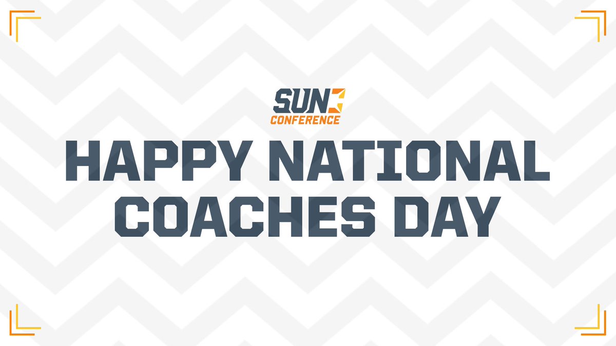 Always appreciative of the hard work from our #SUNCoaches, thanks for your dedication to our student-athletes on a daily basis. 

#NationalCoachesDay