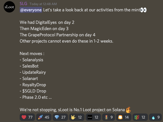 s_lootproject's tweet photo. Look forward to our continuous development and expansion! https://t.co/w9eDy8rXNq