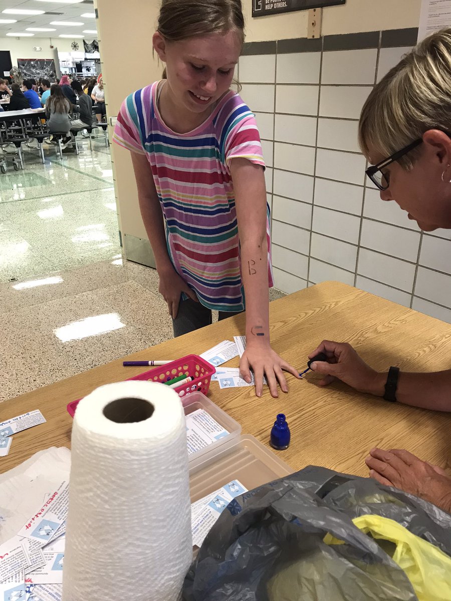 NRMS 7th Graders pledging to be Upstanders. <a href="/NREVSD/">New Richmond EVSD</a> <a href="/NRMiddleSchool/">Court Lilly</a> #Kindness #YouMatter