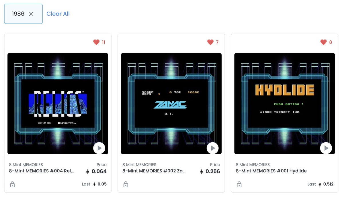 8mint_NFT's tweet photo. 1986 was a damn fine year. Already 3️⃣ of our NFTs are from games of that fine vintage. More on the way...
https://t.co/4kBhyOmQC7

#8MintNFT #8MintMEMORIES #8Mint #NFTCommunity #NFTCollectibles #retrogames #NFTart #cryptoart #digitalart https://t.co/2vDngwd0jj