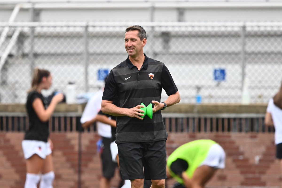 PrincetonWSoc's tweet photo. We’re off to a great start, and on #NationalCoachesDay, we celebrate our coaches who help guide us every day! https://t.co/wcMw2QJZUm
