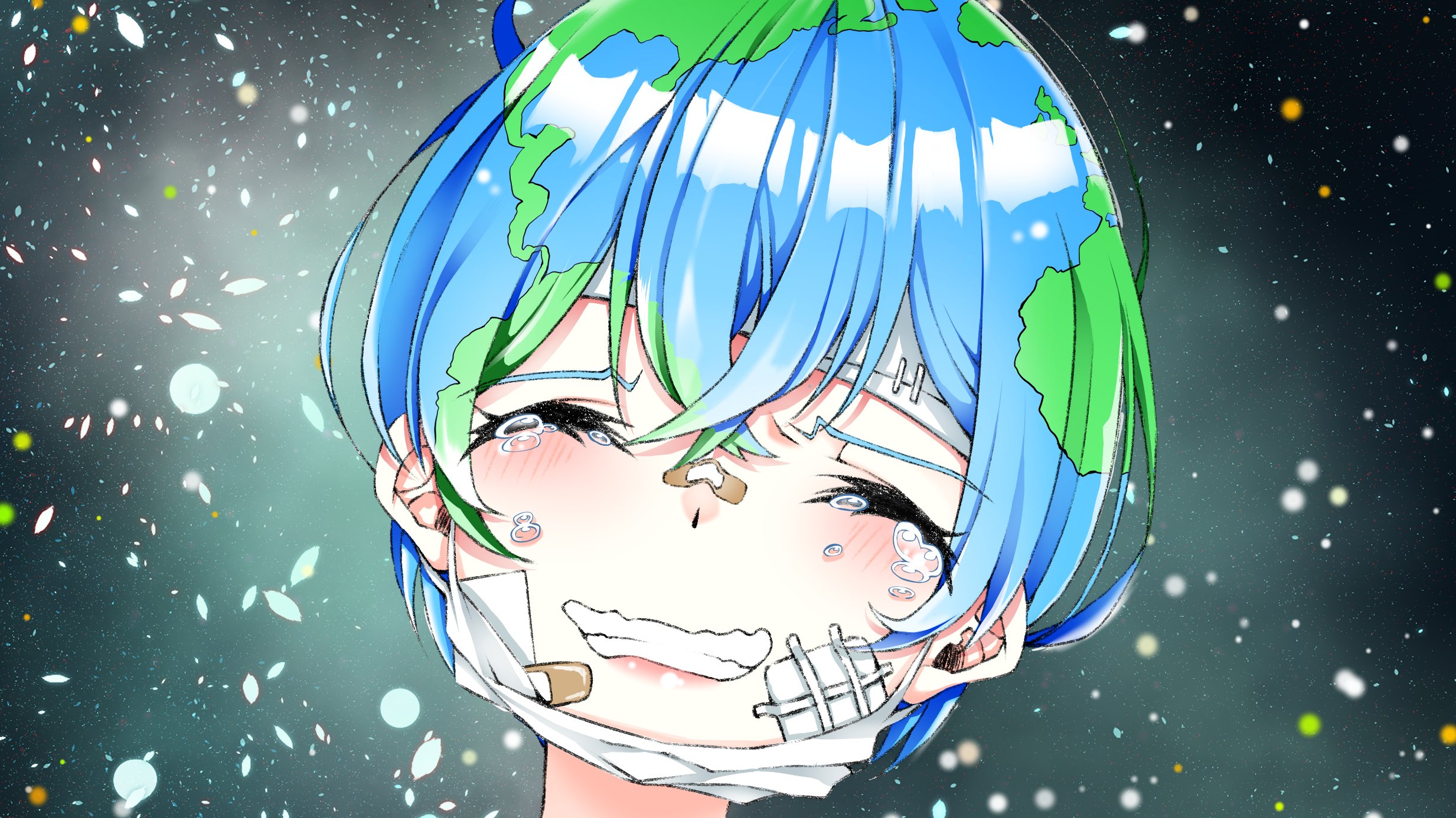 川井 テスラ イラスト垢です フォロバ100 現在のボロボロな地球を擬人化してみた イラスト あるあると思ったらrt イラスト好きな人と繋がりたい 絵描きさんと繋がりたい おもしろ画像 面白いイラスト イラスト練習 イラスト練習中 女の子