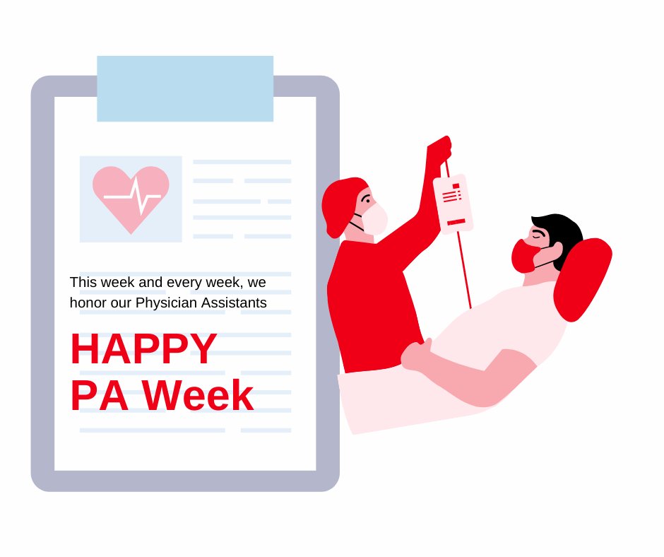 ema_social's tweet photo. This week, we would like to honor our Physician Assistants and all the work they do. Happy National PA Week to all of our EMA Physician Assistants! https://t.co/H2AfanQNFj