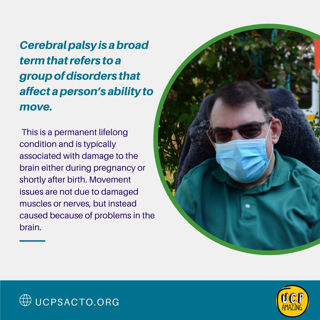 Today is National Cerebral Palsy Day. UCP began as an organization to help parents with children who have CP. Since our creation we have worked hard to expand our services for those with CP and their families.

#ucpsacramento #cerebralpalsy #nationalcpday #cp #disabilityawareness
