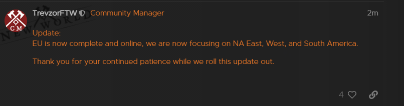 Tremx01's tweet photo. @playnewworld It is not though... There are still some servers under maintenance, like Muspelheim... https://t.co/jzADv2Tnpd
