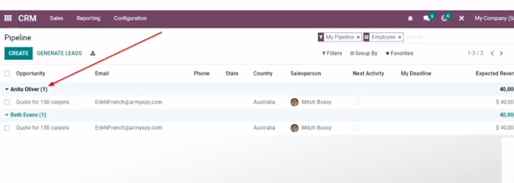 Odoo's tweet photo. One of our favorite features is the many2many group by &amp; stat button #OdooExperience https://t.co/cACEbes7jW