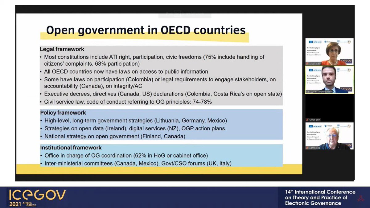 UNESCWA's tweet photo. In a session on Revitalising #OpenGovernment, jointly organized by @UNESCO_Cairo &amp; @OECDglobal, #ESCWA stressed that #Arab countries have made important progress in e-gov. that would, in turn, enable progress towards realizing #SDG16 &amp; other related goals &amp; targets. https://t.co/RCfJc7sX8l