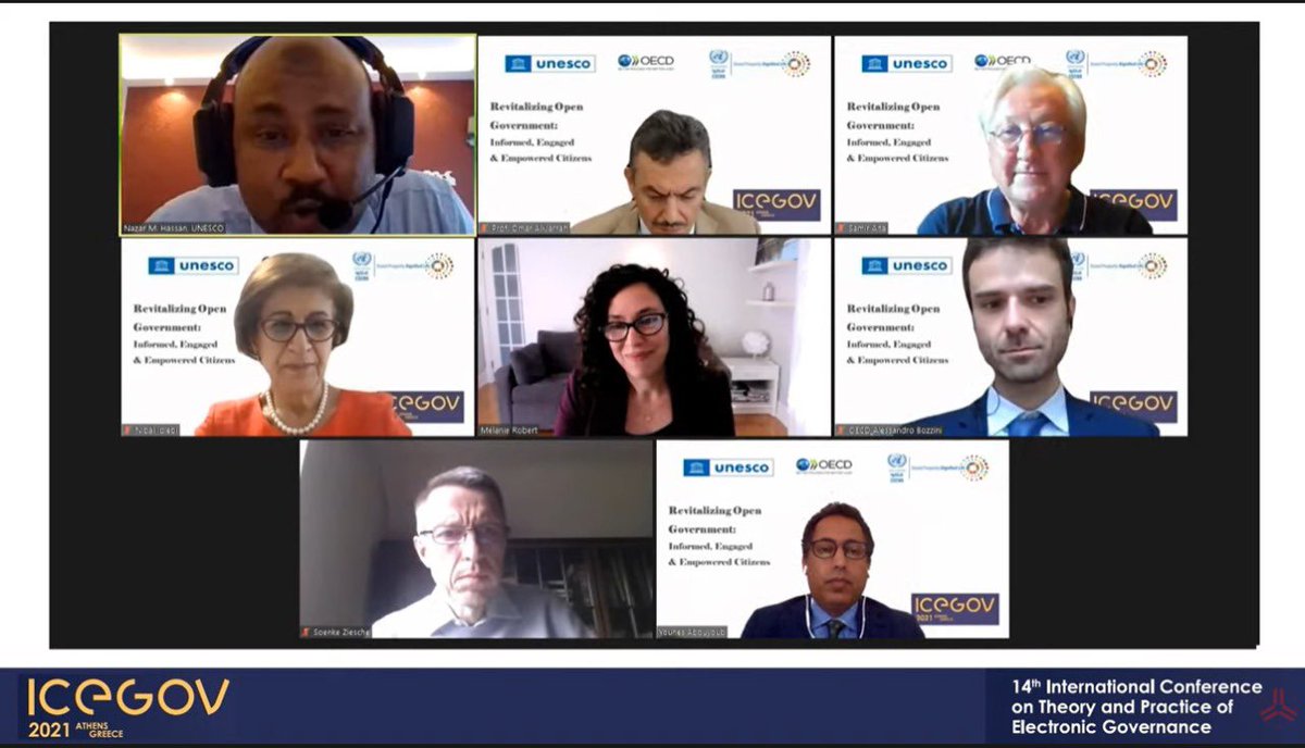 UNESCWA's tweet photo. In a session on Revitalising #OpenGovernment, jointly organized by @UNESCO_Cairo &amp; @OECDglobal, #ESCWA stressed that #Arab countries have made important progress in e-gov. that would, in turn, enable progress towards realizing #SDG16 &amp; other related goals &amp; targets. https://t.co/RCfJc7sX8l