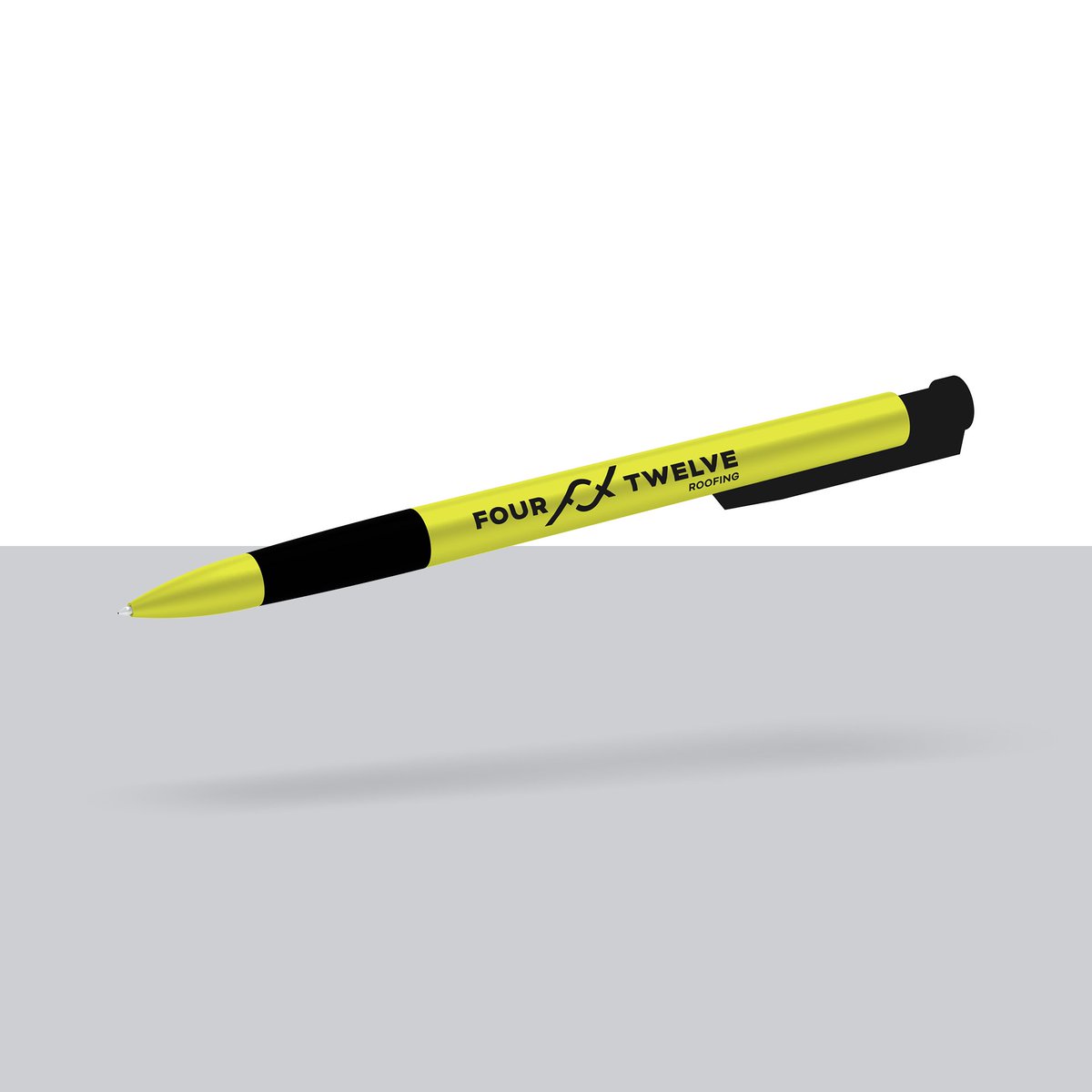 fourtwelvedev's tweet photo. This mockup of our new click #pens is something to write home about! Be on the lookout for one of our pens making an appearance throughout #Baltimore  ✍️ https://t.co/mESsJH8BOy