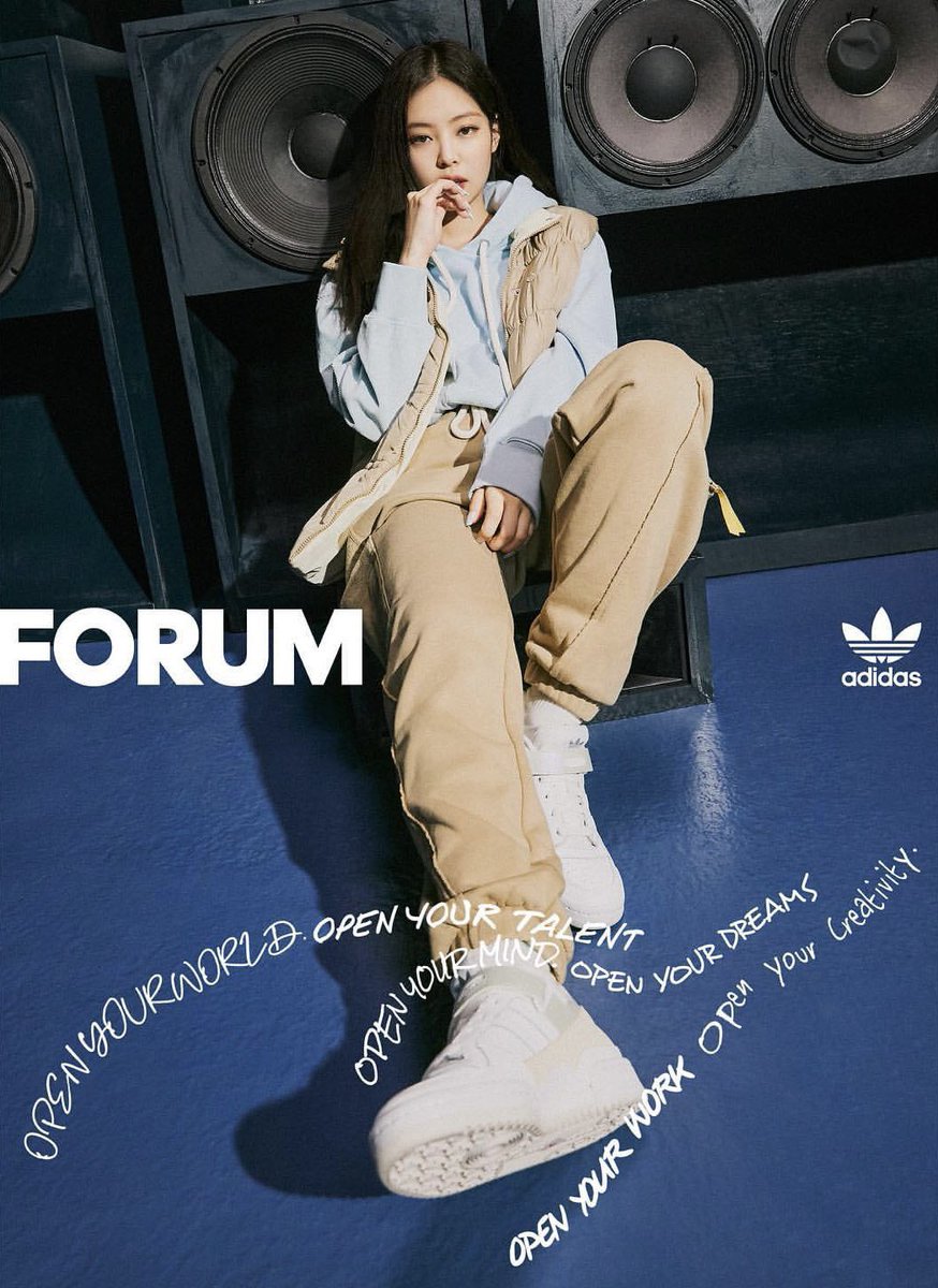 Jennie x adidas Forum ❤️‍🔥 @Blackpink