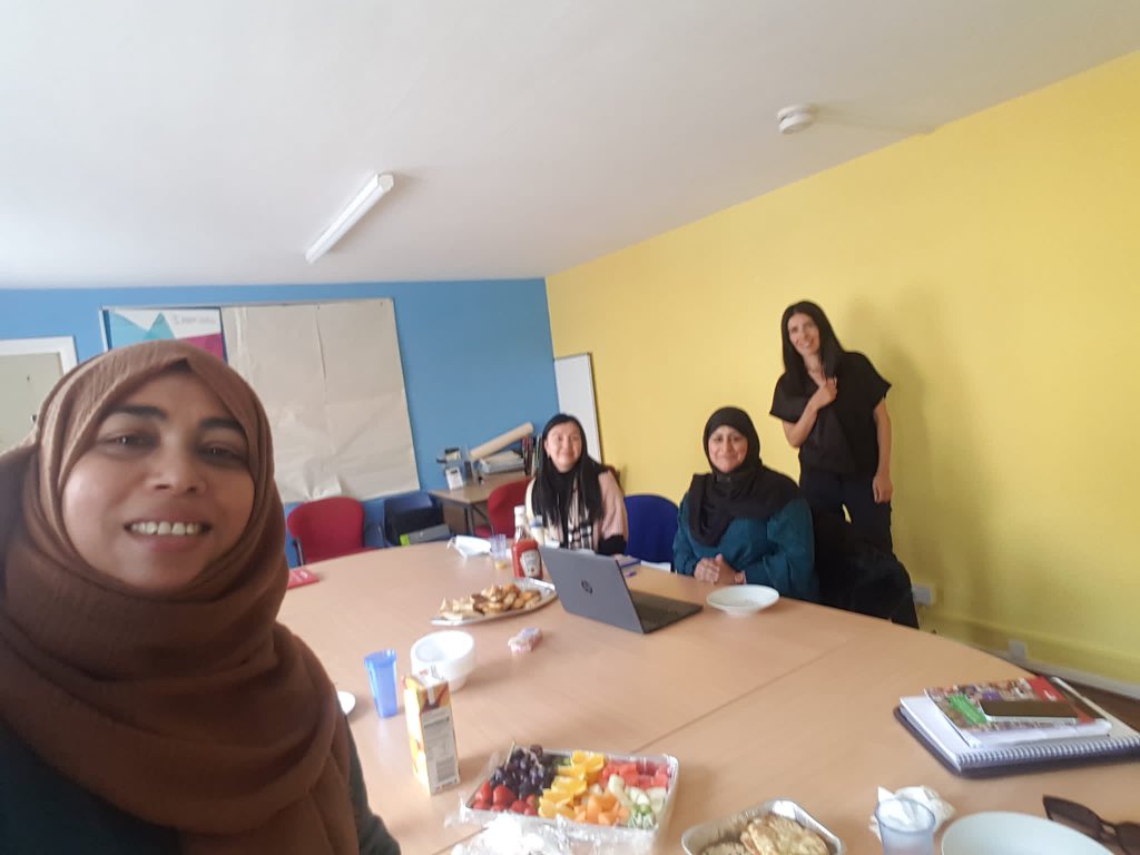 rocdaboss76's tweet photo. So nice to start seeing colleagues in real life again! 🥰 First time back in the Cardiff office in 18 months! #IRL #EYSTFamily 🤗 https://t.co/doM29ElpCp