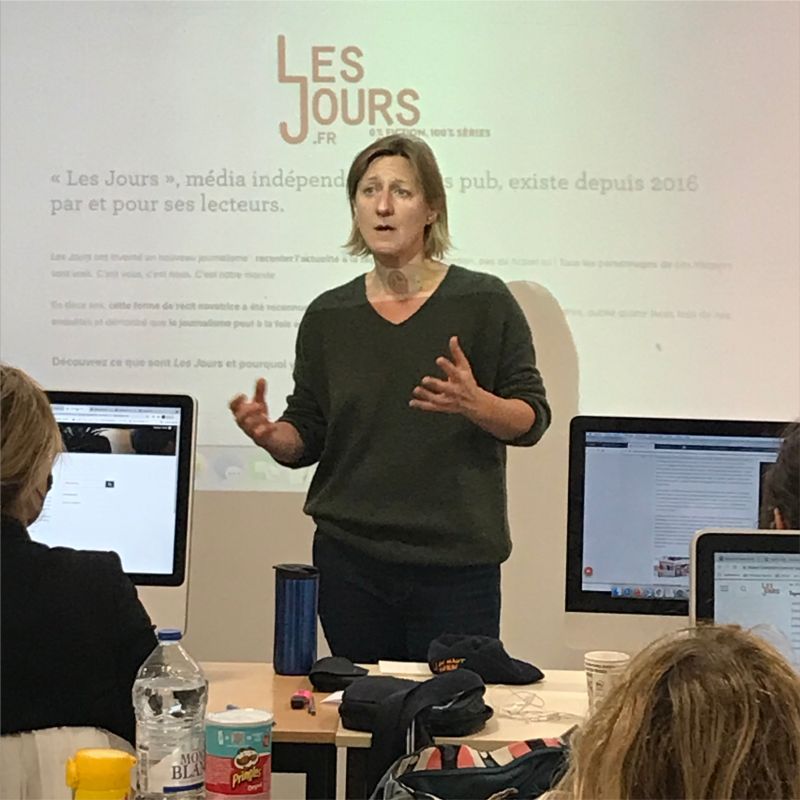 emi_formations's tweet image. 🙏 Merci  @AuroreGorius journaliste à @Lesjoursfr d'être venue partager avec nos stagiaires en formation au journalisme @emicfd sur l''enquête et les longues séries narratives.
#journalisme #investigation #longformat #nonfiction