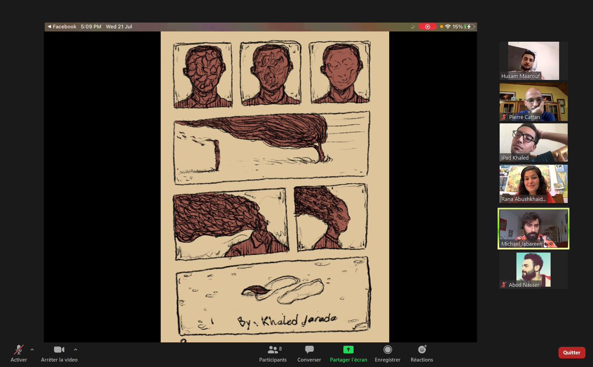 IFjerusalem's tweet photo. 📝The 5 winners of our #InsertTheTitle creative grant prepared the release of a #digitalcomicbook with the🇫🇷studio @SmallBangLab
🔎From #Gaza #Paris #Ramallah #Berlin, they are pooling their creativity to document the lives of #Palestinians🇵🇸living in the #occupiedterritories
1/2 https://t.co/NDBKEps8rp