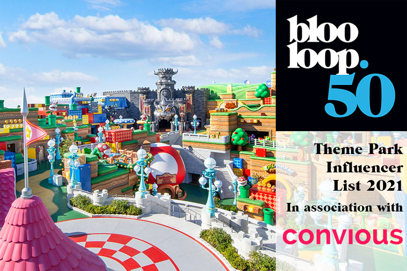 Blooloop's tweet photo. It's time for the big reveal! The blooloop 50 Theme Park #influencer list 2021 is about to be announced at #blooloopVExpo, in association with our friends at @convious π https://t.co/8HVJSWnmtN
