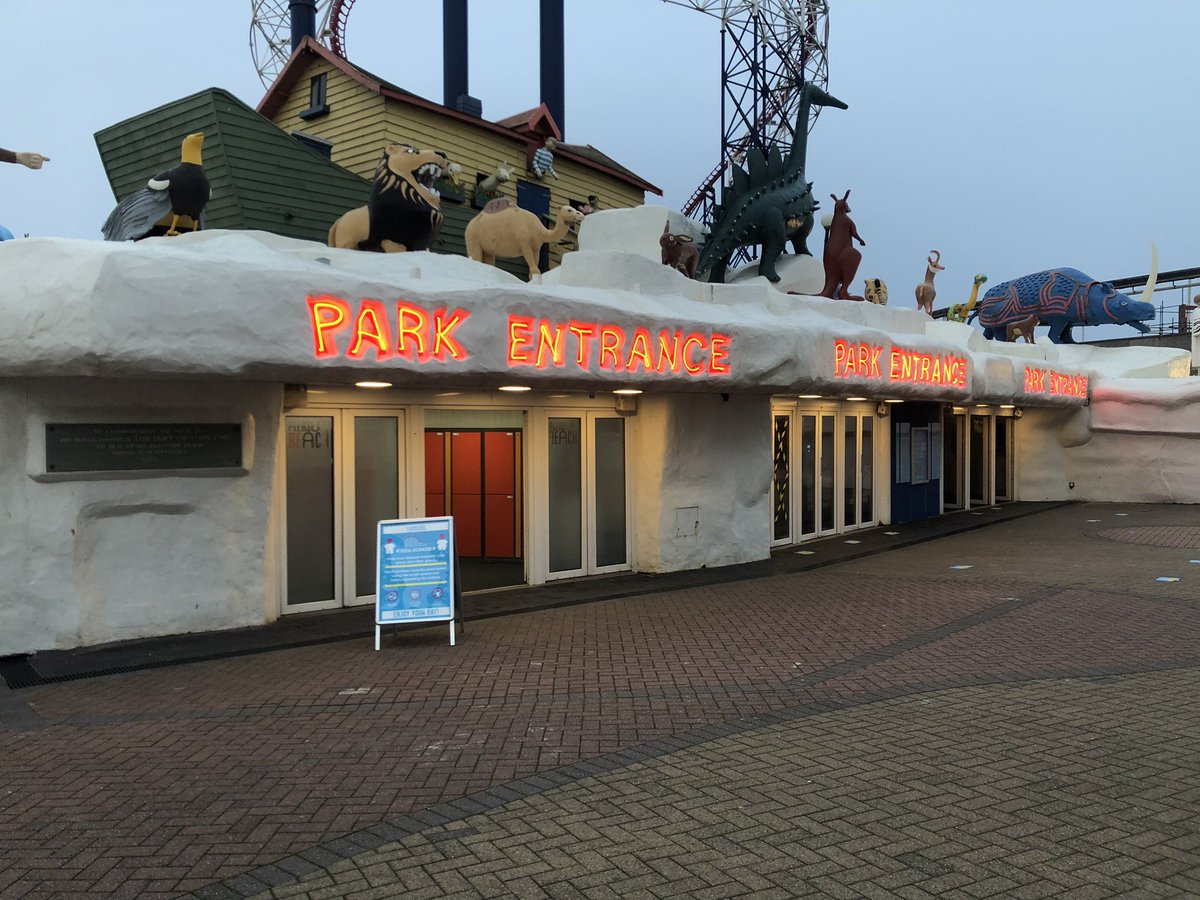 We have now arrived for the Journey To Hell event at Pleasure Beach