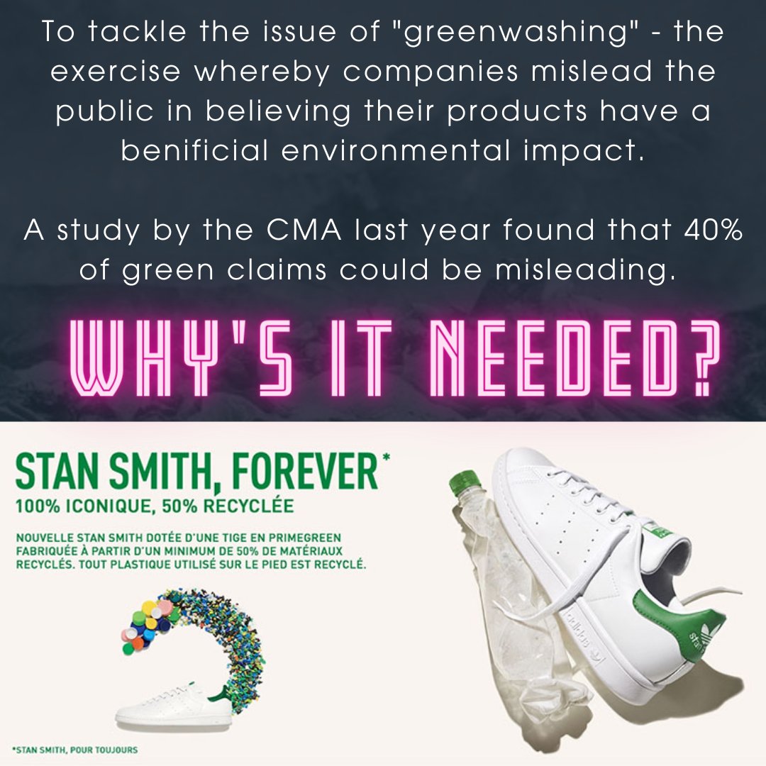 ASSEMBLY_'s tweet photo. 🧐 EXPLAINED : THE GREEN CLAIMS CODE

@CMAgovUK have released the Green Claims Code, a guide for businesses to provide better information about their impact.

Swipe below for more and get on board with the code, yeah?

#retail #sustainability #fashion #greenwashing https://t.co/666UiwDhMY
