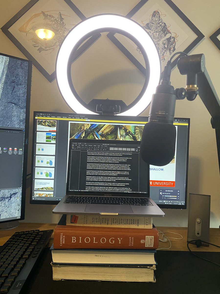 Happy my husband has a bunch of streaming equipment but man do I miss doing live conference talks. #cerf2021