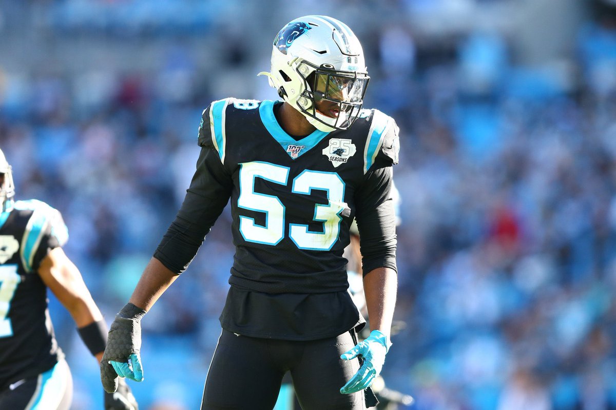 PFF's tweet image. The Carolina Panthers have the 2nd-best defense in the NFL, according EPA per play 

They just added the 2019 DPOY Stephon Gilmore 🤯