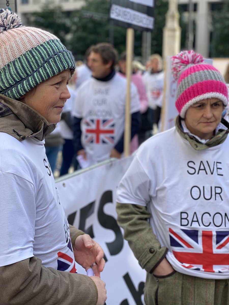 KateMorgan24's tweet photo. Another emotional and exhausting day trying to do our day job and get out to the media the dire situation we are in, we must get Boris to listen! We will keep fighting! @SaveGBBacon https://t.co/31dFapJck7