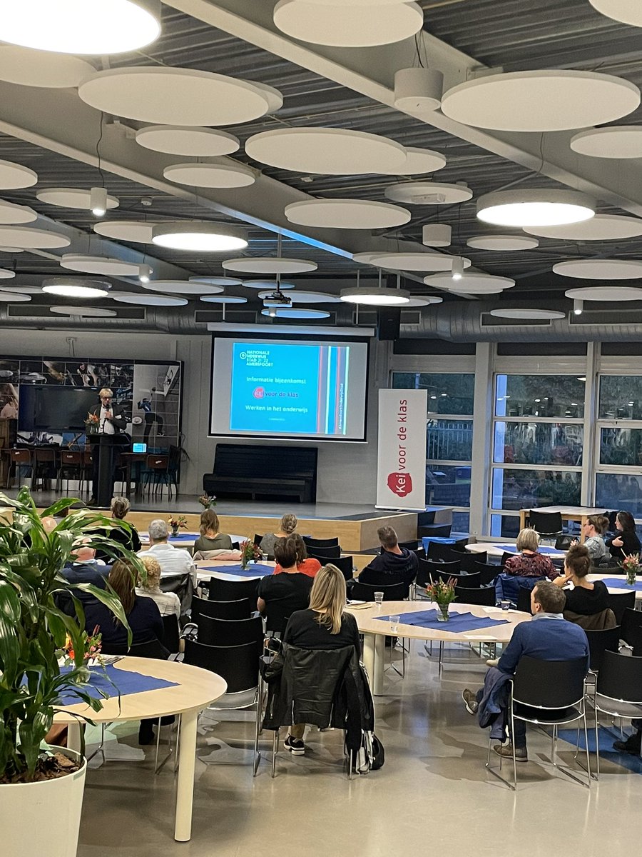 We zijn van start: Kei voor de Klas! Een inspiratieavond over werken in het #PO #VO #MBO op locatie bij <a href="/ROC_MN/">ROC Midden Nederland</a> #Amersfoort #NOW21