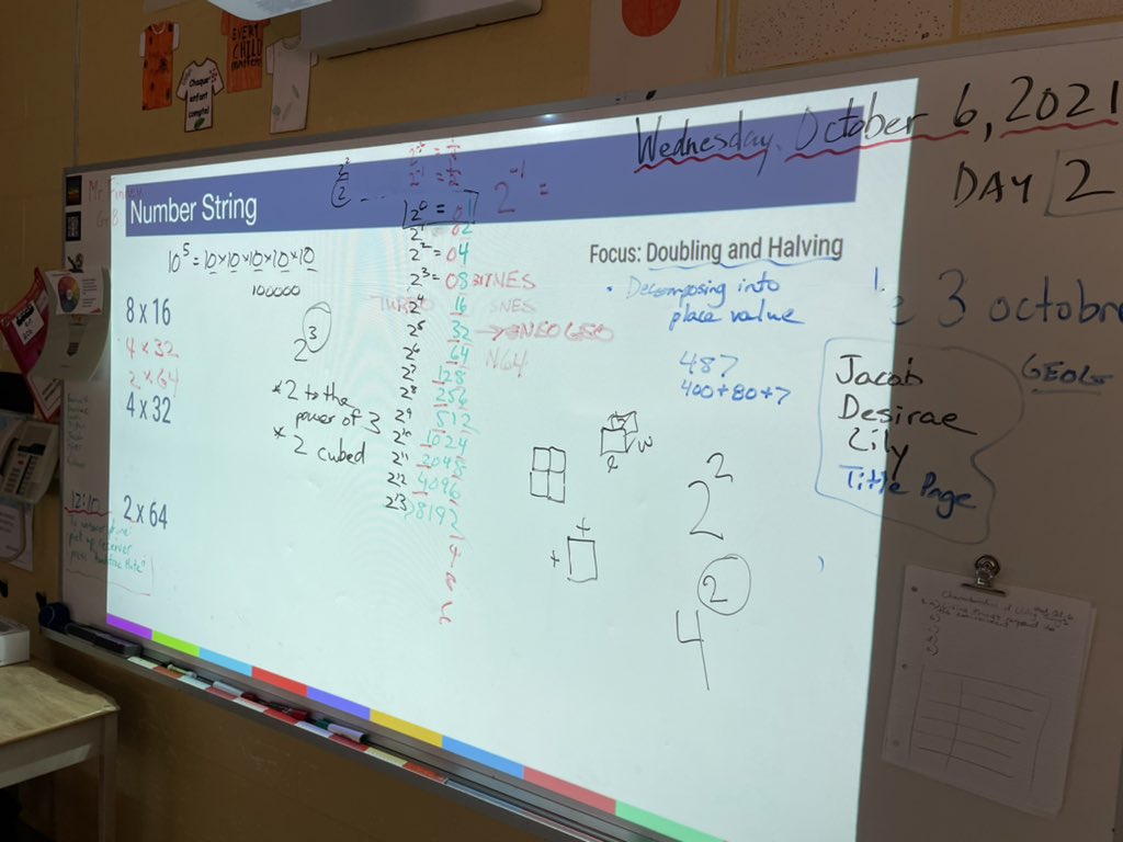 igniteincite's tweet image. Wow! Look where our #numberstring took us today! Exponents that are negative and result in “reverse” doubling (also known as halving:) we also made connections to computers and video games (8bit; 16bit; 64bit) @Harriett_Todd @scdsbmath #scdsbfirst20 days of #math