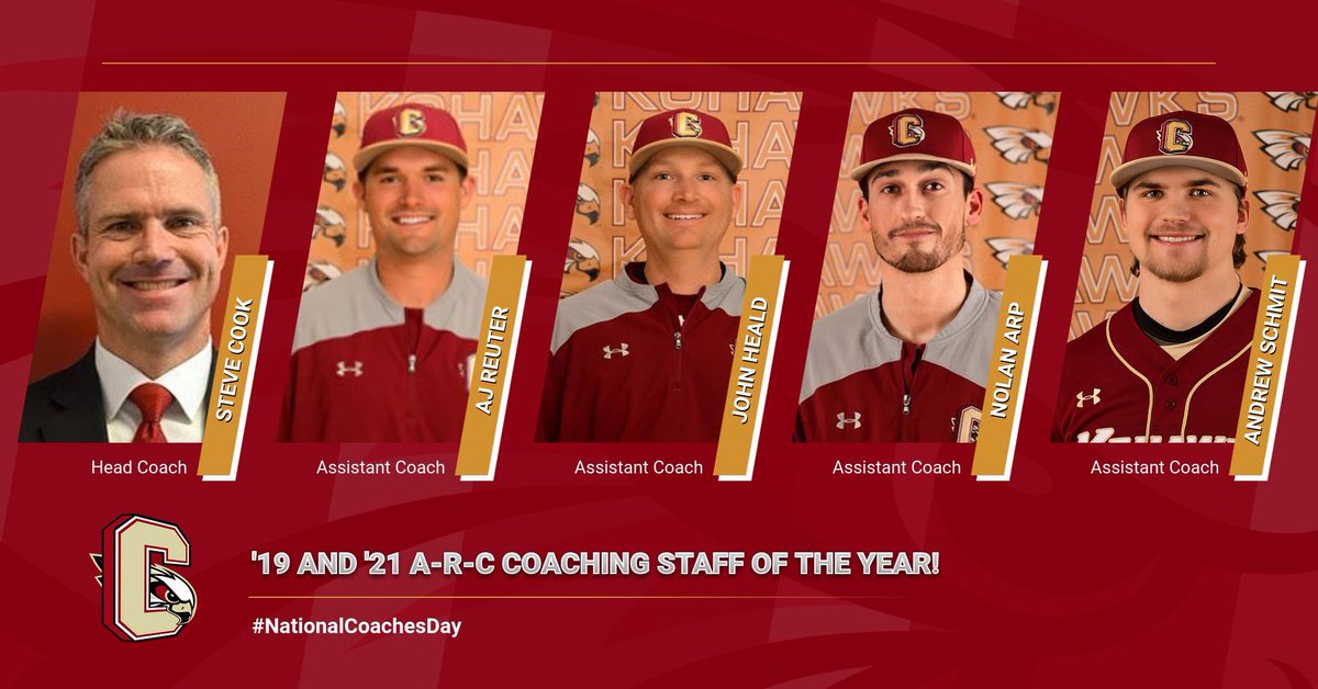 CoeBaseball's tweet photo. Happy #NationalCoachesDay from your Kohawk Baseball Staff! https://t.co/gj6s9LMTzM