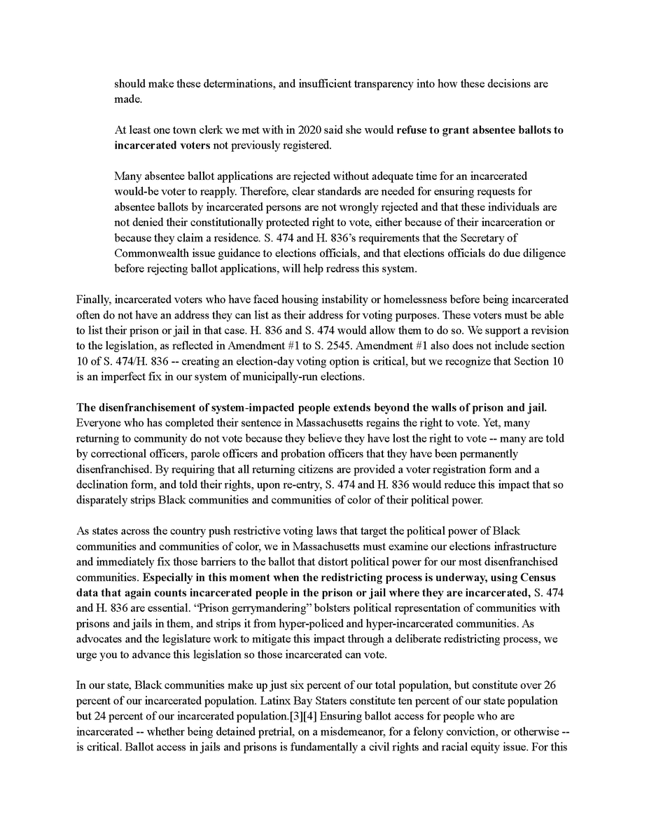 kristina_mensik's tweet photo. Thank you to the many orgs &amp; activists who are ending jail-based disenfranchisement in real-time.

Incarceration suppresses political power.

The least we can is ensure that those who have the right to vote behind the wall can exercise it. #mapoli @PLSMA 

https://t.co/S4hIHZLh21 https://t.co/qZoZaLctkE
