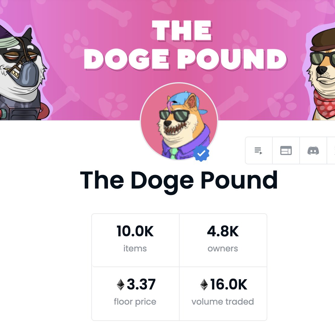 Wow. I see @thedogepoundnft has been on fire lately... Can’t wait to announce details on our upcoming project! #nftcommunity #nft