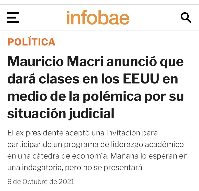 La verdad, no se si reírme por lo de Macri dando clases o llorar por su burla a la Justicia.