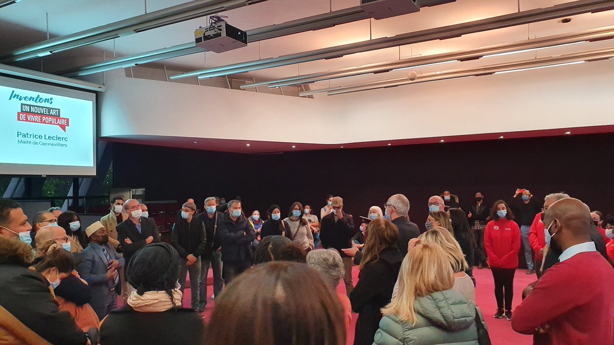 BernierChri's tweet photo. Ce soir lancement de la démarche "Inventons un nouvel art de vivre populaire" à #Gennevilliers - 16 mois de débats, d'ateliers et d'échanges https://t.co/aT2nnpLlWh
