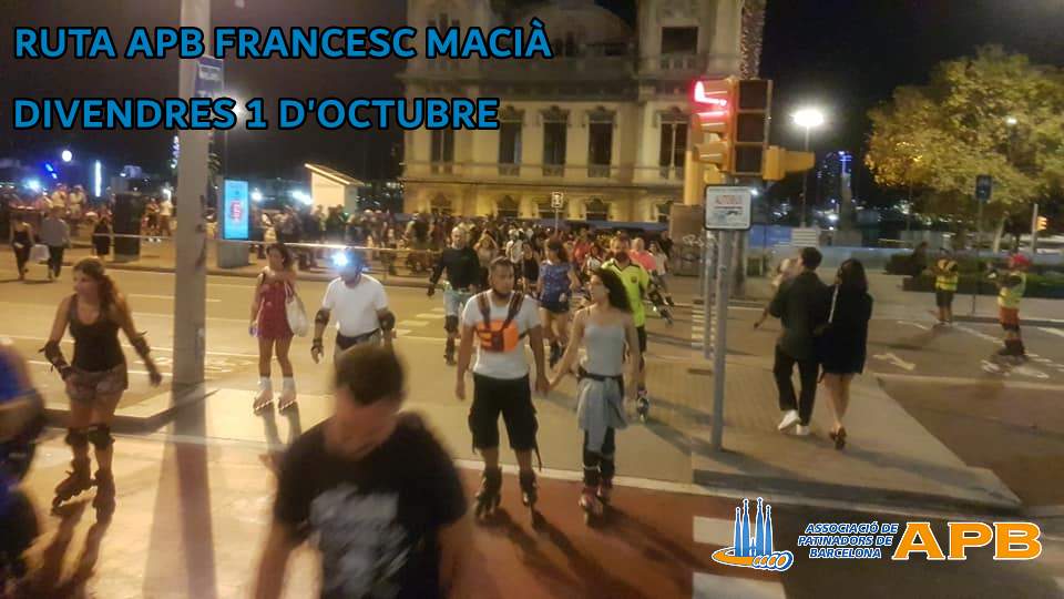 APBoficial's tweet photo. Fotos de las rutas del pasado viernes 1 de octubre! #patinar #roller #barcelona #APBoficial https://t.co/jtdUuds345