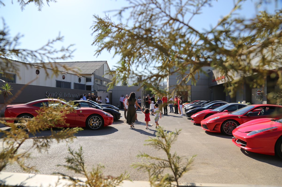 FOClb's tweet photo. The club welcomed happy and warm skies, and equally happy and cheerful members, on the bright #Sunday morning of Sep 26. 
On the agenda was an #ExperientialDrive. Something we did after a long gap, it was time to press #START
#FerrariOwnersClubLebanon #FOCL #ScuderiaLebanon https://t.co/waYPSGcro1