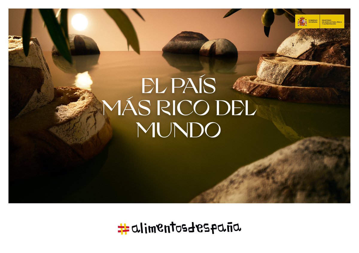 chefjoseandres's tweet photo. ¿Sabías que España es el principal productor de aceite de oliva del mundo? Su sabor y calidad es inigualable, y añade un toque único a cualquier plato. Si no has probado el aceite de oliva español, ¿a qué esperas? #ElPaísMásRicoDelMundo #AlimentosdEspaña @Alimentacion_es https://t.co/ueq0bUaRBH