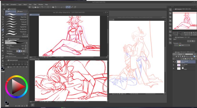 now that everything's out of the way. i can now continue working on these- 😏😏😏 