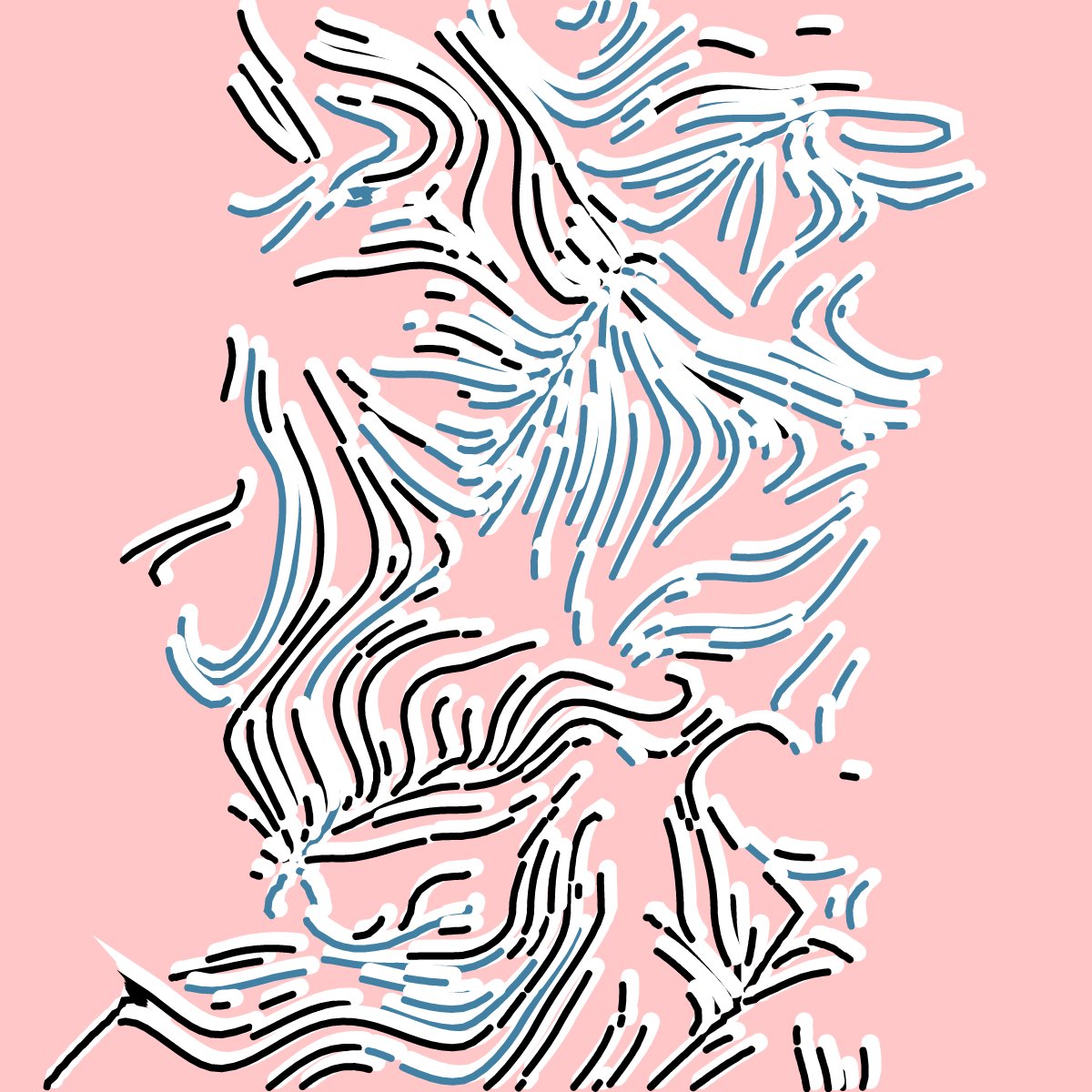 campyoutsider's tweet image. This was accidental, but i&apos;m liking the end result 🍃🌿
#flowfields #creativecoding