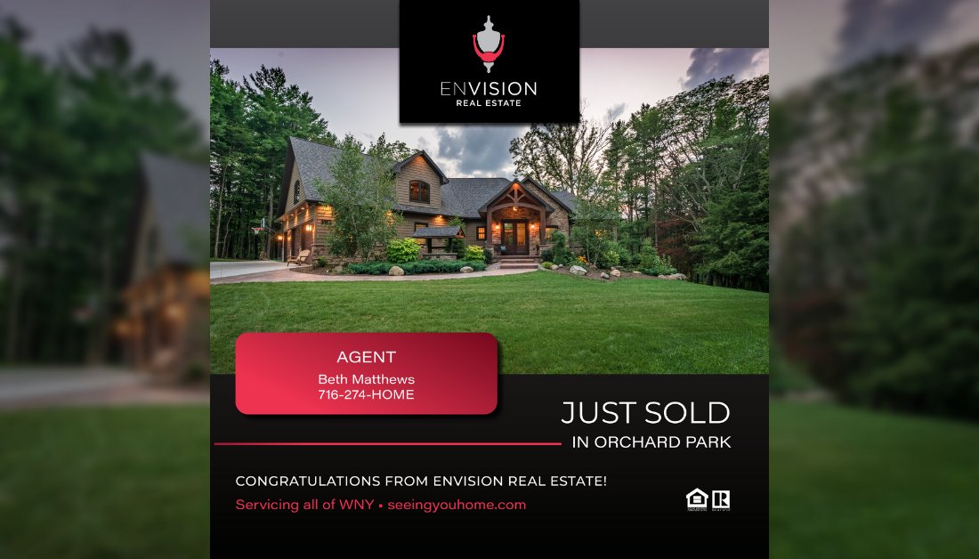 Congratulations Andy &amp; Amber on the sale of your home and Jen &amp; Sam on the purchase of your new home 🏡 🗝 Looking to buy or sell? Visit our website or call 716-274-HOME! #seeingyouhome #envisionre #opportunityknocked #paintingthetownpink #listandsale