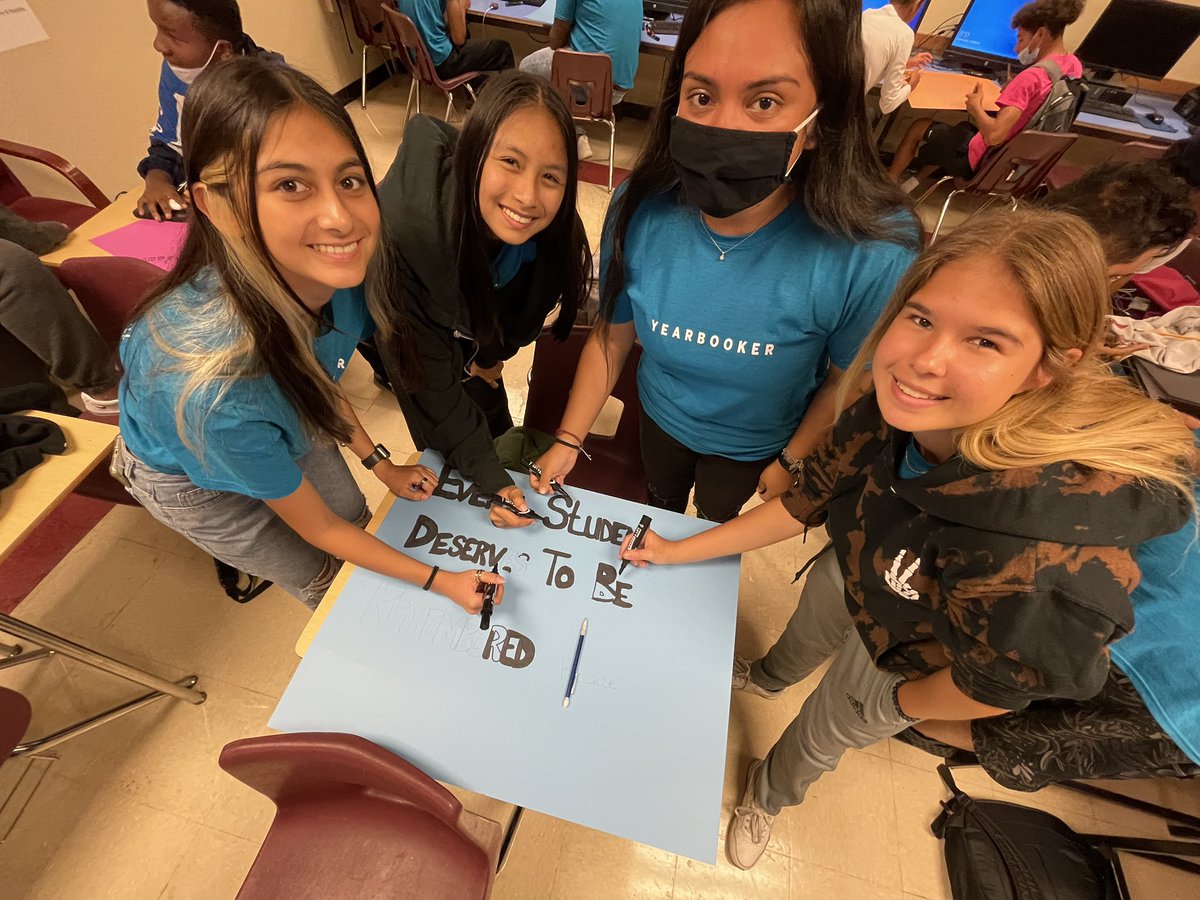 BastropHS's tweet photo. YEARBOOK IS an eclectic group of students who know the importance of remembering and including each and every human on campus each year #AREYOUFEELINGIT #everystudenteveryday #zerozeros #todaytomorrowforlife #hjybkweek @hjyearbook @bastropisd https://t.co/XQRFeZf11W