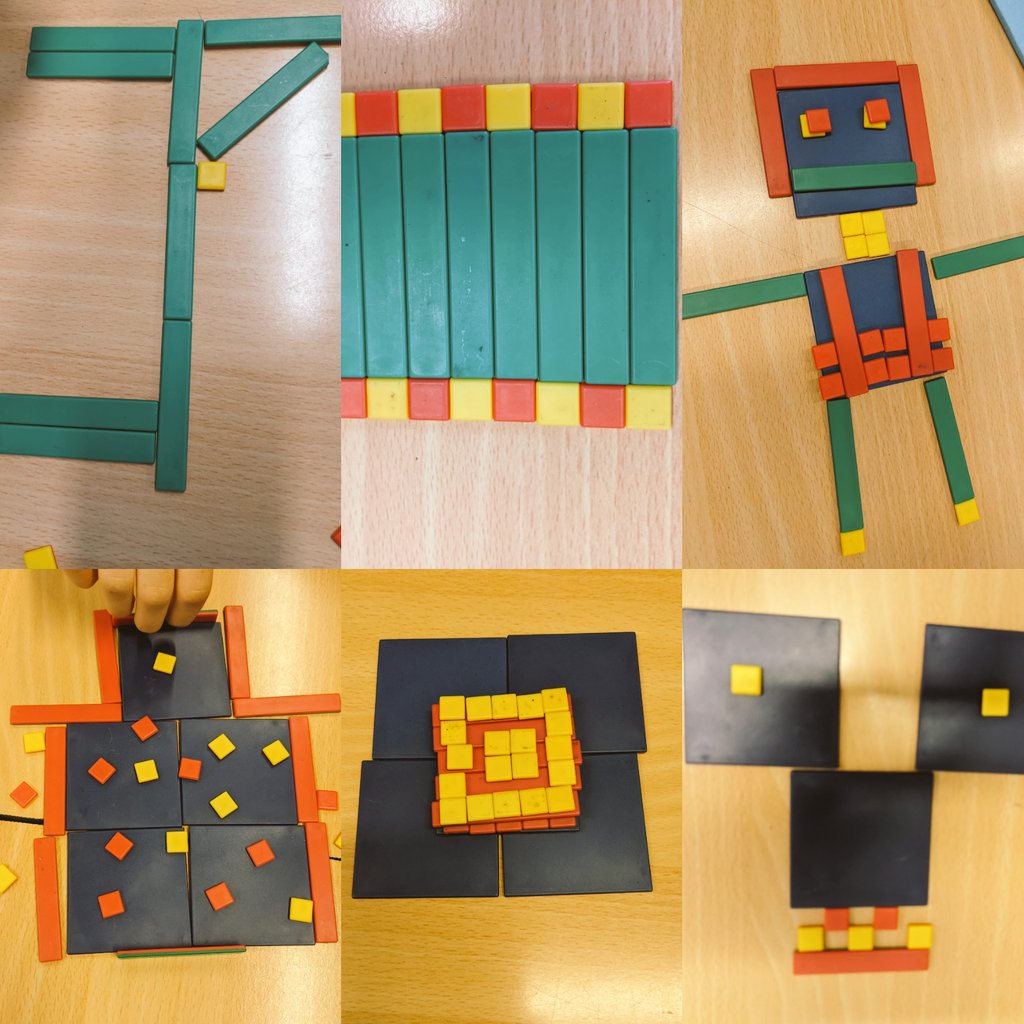 MathsMrsG's tweet photo. Excited to be introducing 1T1 to the algebra tiles while learning the grid method for multiplication... Of course we needed 5 mins to get the play part out of the way 🤣 #maths #manipulatives #cpa @KnoxNCFaculty https://t.co/uNc3MUlu9b