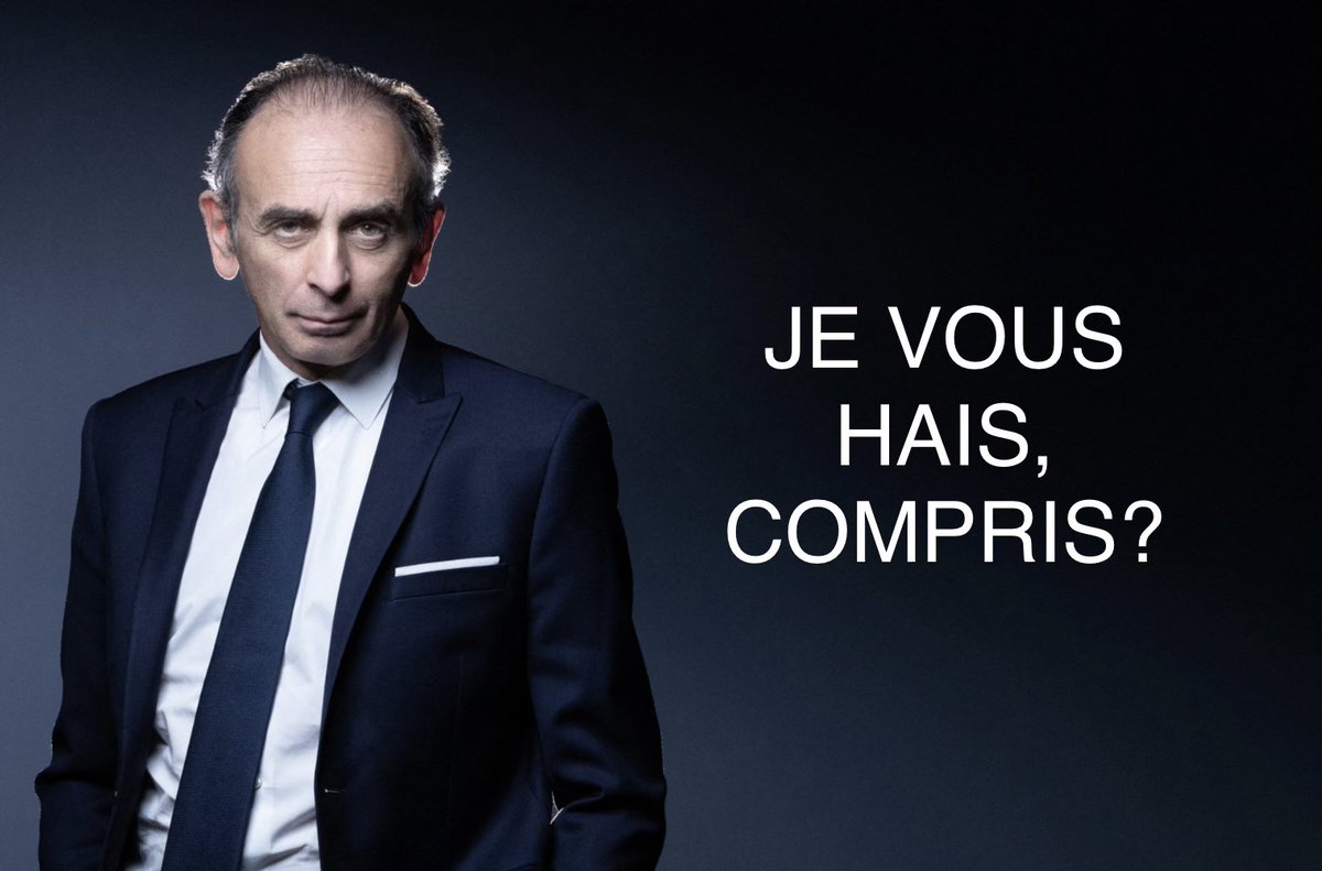 StephaneP71's tweet photo. Hé les gens intègres, tolérants et réfléchis, patriotes authentiques, gays, féministes ou métissés, de toute confession, de bonne volonté et positifs, honnêtes et non condamnés, drôles et bienveillants…@ZemmourEric a un message pour vous. Un vrai message gaullien! https://t.co/LQOC3zaclp