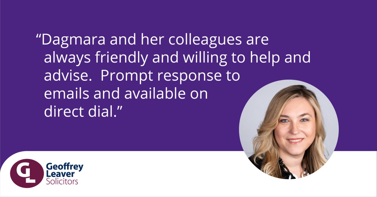 GLeaverLLP's tweet photo. Dagmara and her team work hard to deliver an excellent service to their clients and it's always rewarding getting such great feedback, well done team! To learn how we can help you > https://t.co/ZoU9Jdm467
#Probate #LPA #WillDrafting #DeclarationofTrust #Deputyship https://t.co/ZuaWhbi8pv