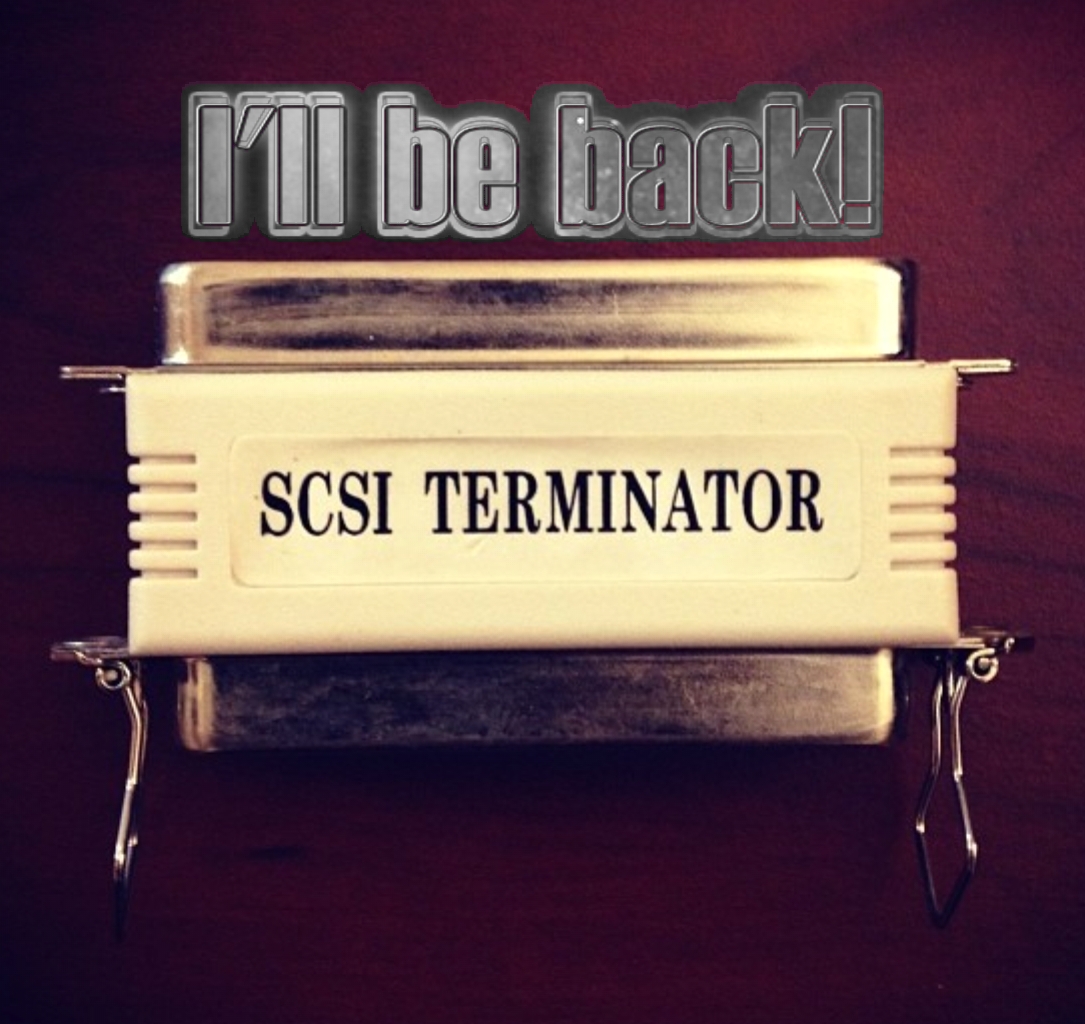VingTroiSeize's tweet photo. Make SCSI Great Again
#SCSI #Scuzzy #Terminator #IWillBeBack #SmallComputerSystemInterface #80s https://t.co/FcwBgS3Mu8