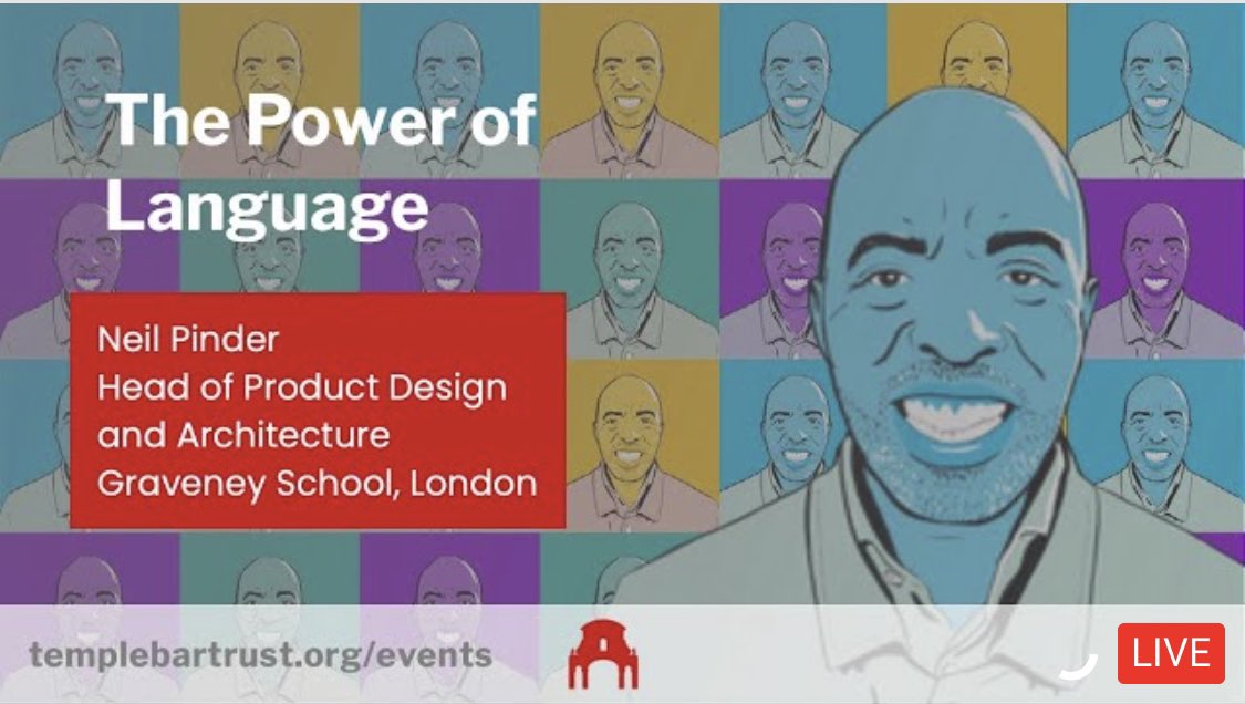 archi_co's tweet photo. On now! Neil Pinder talking about power language join us now or catch up https://t.co/WNEuPKl1wT #diversity #DiversityandInclusion #architecture https://t.co/pmzezWbiUV