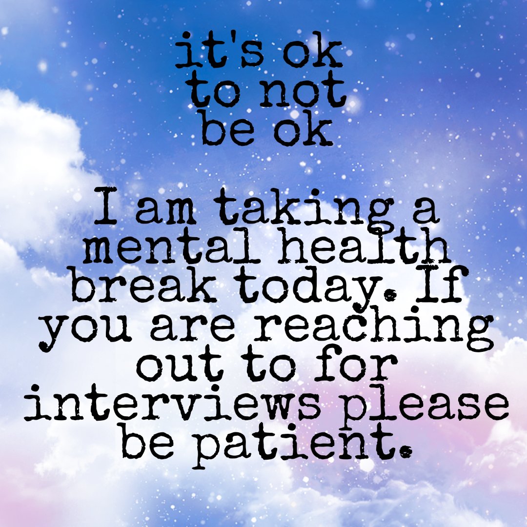 nksperry's tweet image. Today is not a good day.  I haven't been taking care of myself &amp;amp; I'm crashing.  If you reach out to drop off anything please send a text or dm.  If you are reaching out for an interview please leave a message and I'll return your call as soon as I can.  #mentalhealth #lossofchild