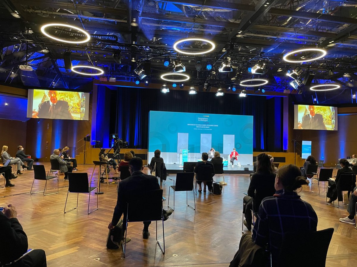 Happening now: "Special Session on Emerging Issues in Collaboration between Religious Actors and Diplomats: Lessons from #Afghanistan and beyond".  
#religions4peace #ringforpeace #faithanddiplomacy