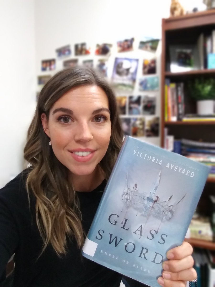 gvhs_library's tweet photo. It’s time for What We’re Reading Wednesday. GV’s Ms. Jones-Norton is sharing this week. “I am currently Glass Sword by Victoria Aveyard, the second in a series of four fantasy novels. The fantasy genre is typically out of my comfort zone. https://t.co/OAbDpCM8Su